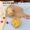Cesta de Fritura para Batatas Fritas Pronta para Envio Transfronteiriço, Cesta de Rede para Fritar Salgadinhos, Cesta Escorredora de Óleo, Cesta para Frango Frito de Restaurante Ocidental, Cesta para Batatas Fritas