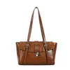 Bolsa de ombro única para atacado transfronteiriço outono e inverno nova de grande capacidade bolsa de axila moda retrô bolsa simples para o dia a dia personalização de marca própria