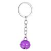 22mm exquisito color caramelo pequeño cascabel llavero colgante bolso de dama accesorios para mascotas adornos colgantes venta al por mayor