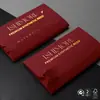 Produção Transfronteiriça de Papel Preto de Toque de Alta Qualidade Lado Comercial Espesso Autoadesivo Porta Cartão de Produto Pequeno Saco de Papel Envelope