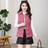 Chaleco de Algodón para Mujer en Otoño e Invierno Nueva Moda Ropa para Madres Chaleco Corto Ligero Talla Grande Chaleco para Mujeres de Mediana Edad y Mayores Ropa Exterior