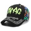 Gorra de béisbol coreana con estampado de letras bordadas para mujer, informal, a la moda, para exteriores, con protección solar, para hombre