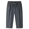 Shorts, calças esportivas, roupas masculinas da moda para tamanhos grandes, calças esportivas casuais largas ultra-finas respiráveis masculinas, tamanhos grandes