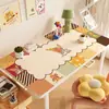 Tapete de Mesa para Estudante, Ecológico, Lavável, Impermeável, Toalha de Mesa Limpável, Tapete Protetor Especial para Mesa de Estudo de Dormitório