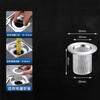 Filtro de tela de ralo de chão em aço inoxidável 304 tampa de esgoto rede de lixo para cozinha banheiro tampa anti-entupimento de cabelo para vaso sanitário