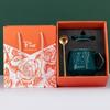 Taza Escandinava Personalizada Taza de Cerámica para Pareja con Tapa Taza para Agua Regalo para Evento de Apertura Set de Taza Creativa Caja de Regalo