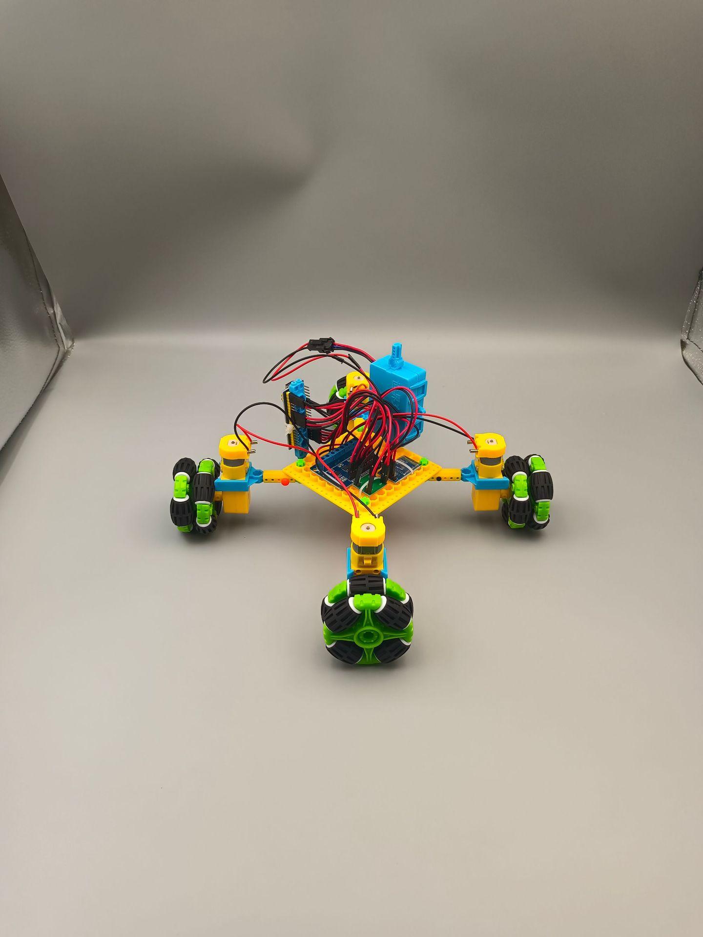 STM32八角方板车组装图