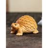Talla de Madera de Tuya Adornos de Tortuga de Dinero Grandes y Pequeños Tortuga de Longevidad Mascota de Té Wen Play Decoración para el Hogar Oficina Artesanías