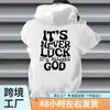 Comercio Exterior Amazon Transfronterizo Sudadera Moda Callejera Europea y Americana con Capucha Sudadera con Estampado Casual Holgada con Capucha para Hombre