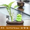 Pesca de rã planta verde vaso hidropônico vidro transparente flores cultivadas em água arranjo de flores vaso de flores decoração de mesa