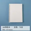 Venta al por mayor del fabricante Cuaderno de espiral A5 Volteo lateral A6 Engrosado B5 Cuadrícula Línea horizontal En blanco Inglés A4 Bloc de notas