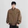 Jaqueta de Veludo Versátil, Preguiçosa e Artística, Nova, na Moda e Estilosa, Moda Simples Harajuku Japonesa