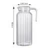 Pote de Gravata Acrílico Jarra de Água Fria de Plástico PC Doméstica Resistente a Altas Temperaturas Restaurante Bar Jarra de Água Fria de Grande Capacidade Jarra de Suco