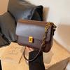 Bolso bandolera para mujer, de alta gama, para primavera y verano, combinable con todo, estilo retro, popular en Internet, pequeño, cuadrado, 2025