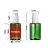 Botellas dispensadoras de loción pet de 120 ml al por mayor de fábrica, materiales de embalaje cosmético de alta gama, envases de hombro recto para aceite desmaquillante, personalizable