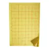 Papel Grueso de Borde Rugoso para Práctica Diaria para Principiantes y Estudiantes, Papel para Práctica de Caligrafía con Rejilla de Arroz de 8 Paneles de 7 cm, Envío Gratis