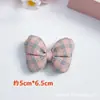 Acessórios de Laço Xadrez Estilo Coreano Outono e Inverno Grampos de Cabelo Sapatos e Meias Bolsas Cabeça de Boneca Acessórios para Joias DIY Acessórios para Roupas