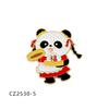Broche de Panda de Año Nuevo, viento nacional, celebración de Feliz Año Nuevo, insignia de metal con forma de animal del tesoro nacional de dibujos animados, regalo del Festival de Primavera, accesorios de ropa