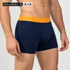 Roupa Íntima Masculina Cueca Boxer Respirável de Seda Gelada Masculina Shorts Esportivos Masculinos Finos Antibacterianos de Verão