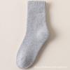 Calcetines para Hombres y Mujeres, Otoño e Invierno, Anti-Pilling, Forrados de Felpa, Calcetines Gruesos de Cachemir, Calcetines con Bucle de Rizo, Calcetines Altos de Invierno al por Mayor