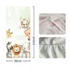 Temu Amazon Shein Fornecimento Exclusivo Transfronteiriço de Capa Decorativa de Porta de Quarto Elástica de Peça Única, Capa de Porta com Tema de Animal Fácil de Instalar