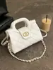 Bolso de cadena acolchado estilo Chanel de piel suave popular este año para mujer, nuevo modelo de verano 2026, bolso de mano y bolso cruzado