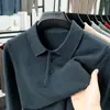 Suéter 100% Lana Pura Lana Merino Australiana para Hombre Otoño/Invierno 2026 Engrosado Anti-Pilling Cuello Solapa Suéter de Lana para Hombre