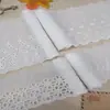 Punto nuevo encaje de bordado de algodón decoración suave para el hogar accesorios para mujer bordado a máquina grande encaje de cortina étnica calada