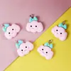 Aretes Colgantes Llavero Colgante de Panda Colorido de Resina con Estrellas Nubes Luna Accesorios para Joyería DIY