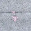 Pendientes de Acero Inoxidable Enchufables Transfronterizos Europeos y Americanos Gaibei Lujo Ligero Nicho Alta Calidad Forma de Corazón Labio Clavo