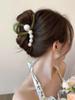 Volume de cabelo multi-clip grampo de cabelo grande feminino parte de trás da cabeça coque acessório de cabelo presilha de cabelo fosca presilha de tubarão senso de alta qualidade