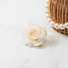 Cabeças de flores artificiais de rosa de canto estilo francês altamente realistas para novos arranjos florais estilo chinês, fundos de banquetes e decorações fotográficas para redes sociais