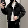 Abrigo acolchado de algodón engrosado abrigo de invierno para hombre marca de moda canalla guapo explosivo chaqueta acolchada de plumón y algodón abrigo corto acolchado de algodón de invierno para hombre con sentido avanzado