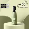Guarda-sol proteção solar proteção UV guarda-sol guarda-chuva cápsula feminino mini cinco dobras ao ar livre portátil pequeno compacto novo uso duplo