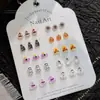 Halloween Mixto Adornos para Arte de Uñas Mini Hielo Transparente Lindo Calabaza Fantasma Sombrero de Bruja Adornos de Diamantes para Uñas Venta al por Mayor