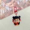 Nezha el Niño Mágico Aventura Marina Llavero Acrílico Aoyi Campana de la Vida Real Colgante para Mochila Pequeño Regalo