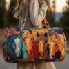 2026 Nueva Serie Transfronteriza Animal Caballo Bolsa de Viaje Acolchada Portátil de Corta Distancia Multifuncional Bolsa Deportiva para Fitness
