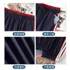 Calça Jogger Feminina de Verão Nova com Caimento Solto, Listras Vermelhas e Brancas, Cintura Alta, Emagrecedora, Calça Casual com Caimento