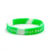 Pulsera Popular de Camuflaje Transfronteriza Pulsera de Silicona con Citas Inspiradoras Pulsera Deportiva Pulsera de Goma con Citas Inspiradoras