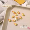 Gato e Peixe Resina 3D Desenho Animado Decorações para Unhas Decoração de Unha Usável Acessórios de Joia DIY Fábrica de Origem