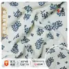 Tela de Gasa de Doble Capa Estampada Floral 40*40 para Ropa de Bebé y Niños, Mantas, Baberos, Ropa de Dormir y Materiales para Ropa de Casa