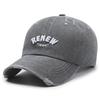 Gorra de béisbol con letras retro, estilo coreano, estilo antiguo europeo y americano, para hombre y mujer, combina con todo, pequeña, a la moda