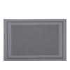 Posavasos de PVC para mesa de comedor, mantel individual Teslin, con placa de doble marco de sarga tejida de estilo japonés nórdico, aislante, estilo occidental