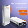 30000 mAh display digital inteligente tesouro de carregamento sem fio grande capacidade com 4 fios camping luz telefone celular universal fonte de alimentação móvel