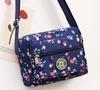Bolsa de pano de flores Nova bolsa crossbody feminina Pano Oxford Bolsa de mãe de meia-idade e idosa Bolsa Bolsa de ombro multicamadas Bolsa de lona
