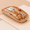Mouse Inalámbrico Bluetooth Tres Modos Transparente Recargable Silencioso Portátil Tablet Notebook Oficina Ratón Femenino