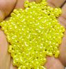 Super acrílico color sólido nacarado cuentas de arroz de maní DIY cadena para teléfono móvil llavero material cuentas sueltas accesorios de joyería