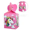 Nuevo Plato de Papel para Fiesta de Unicornio Nube Rosa Servilleta Vaso de Papel Mantel Decorativo Desechable Vajilla de Dibujos Animados