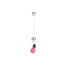 E-commerce transfronterizo Anillo para el ombligo de cristal colorido para mujeres embarazadas Acrílico Barra suave Lentejuela Ombligo Barra UV Joyería para piercing