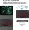 Funda Protectora de Teclado Bluetooth Inalámbrico Adecuada para Google Pixel Tablet de 11 pulgadas Funda para Google Tablet